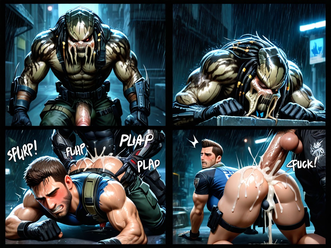 Males Only, Fucked By Predators, Fucked Doggystyle AI Gay Porn