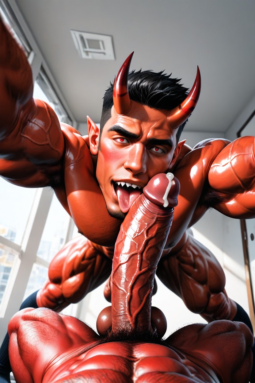 Penis Bigger Than Body, Glowing Skin, Pointy Ears AI Gay Porn