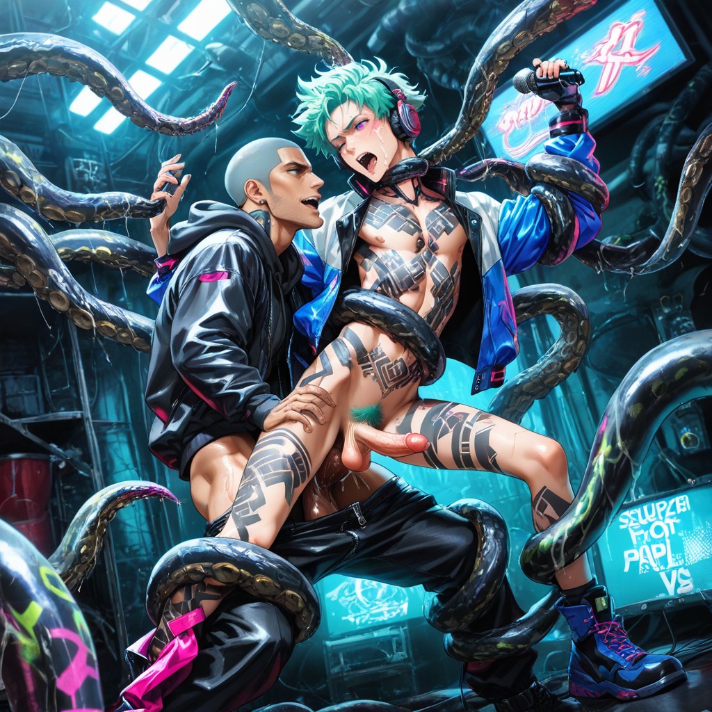 Hip Hop, Ultra-detailed, Pants Pulled Down AI Gay Porn