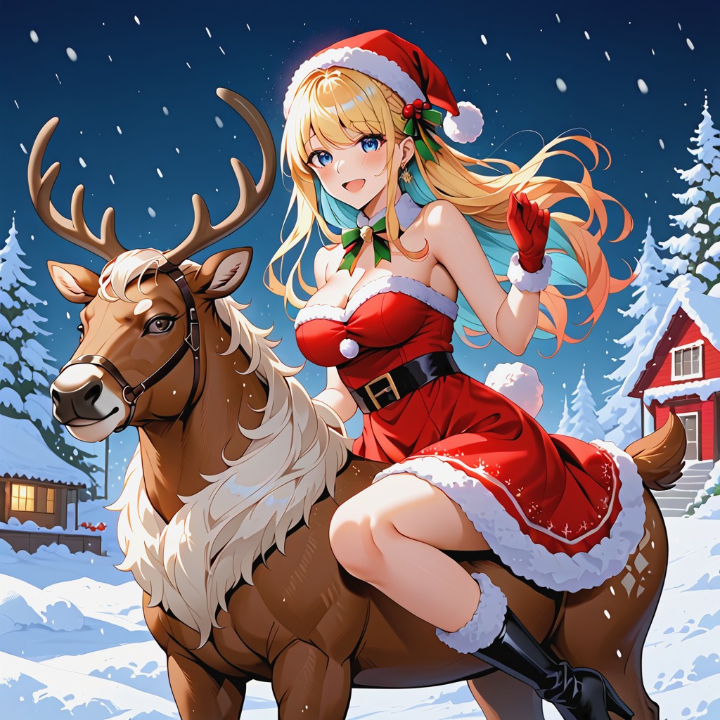 Thick Snow On Ground, American, Mini Skirt Hentai AI Porn