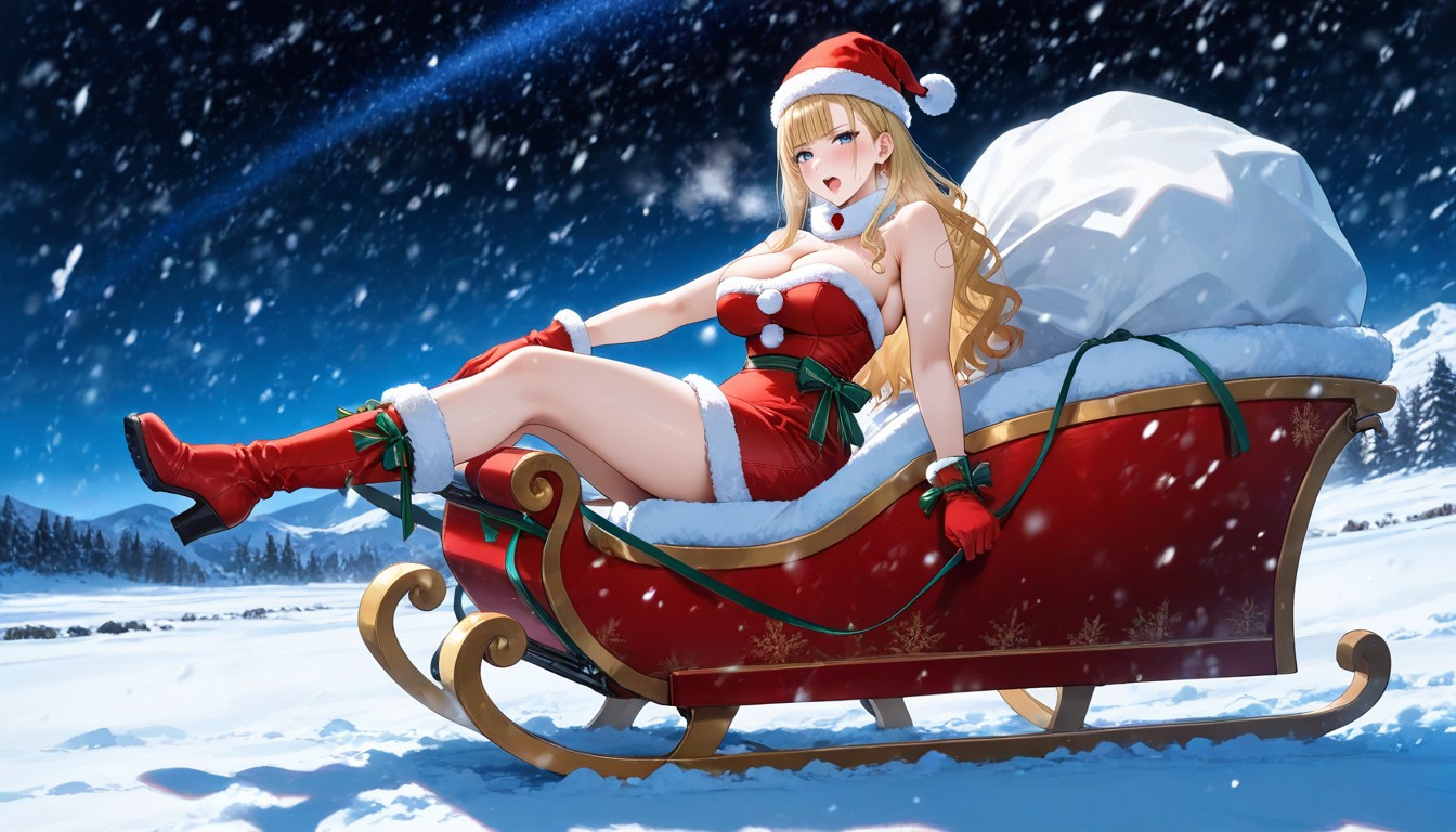 Mini Skirt, Wispy Hair Bangs, Wavy Hair Edges Hentai AI Porn