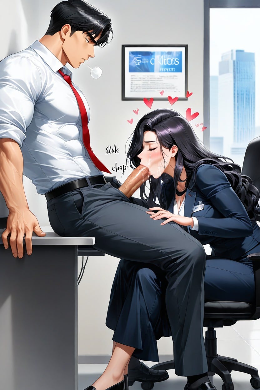 Outfit Ceo, Big Penis Sticking Out Of His Pants, Office AI Gay Porn