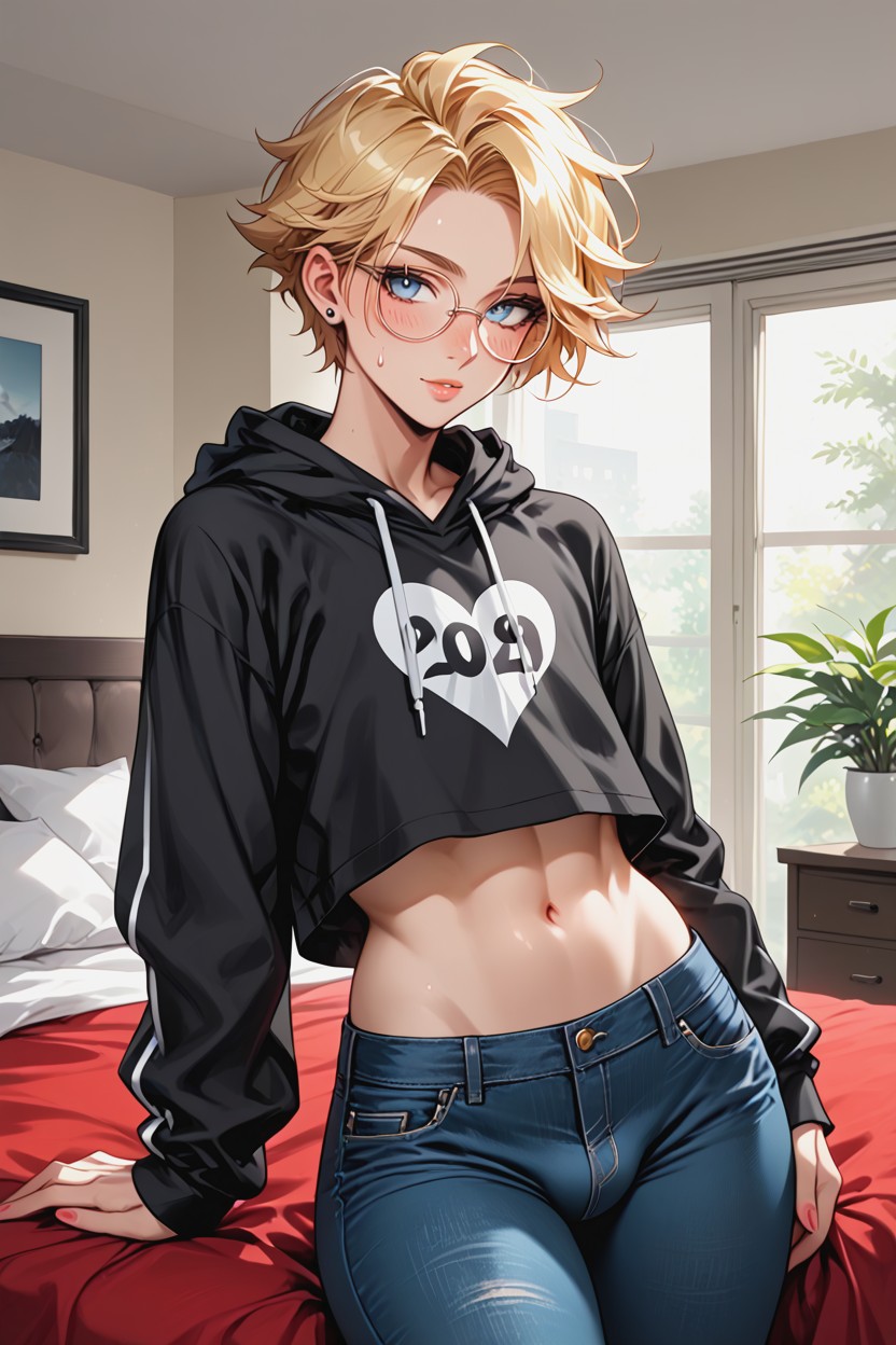 Blue Eyes, Hair, Greek Hentai AI Porn