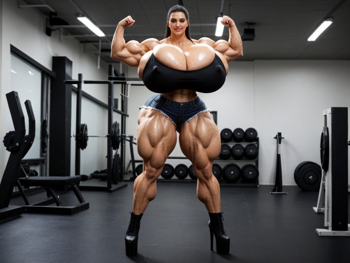 Dumptrack, Ass Bigger Than Torso, Voluptuous AI Porn