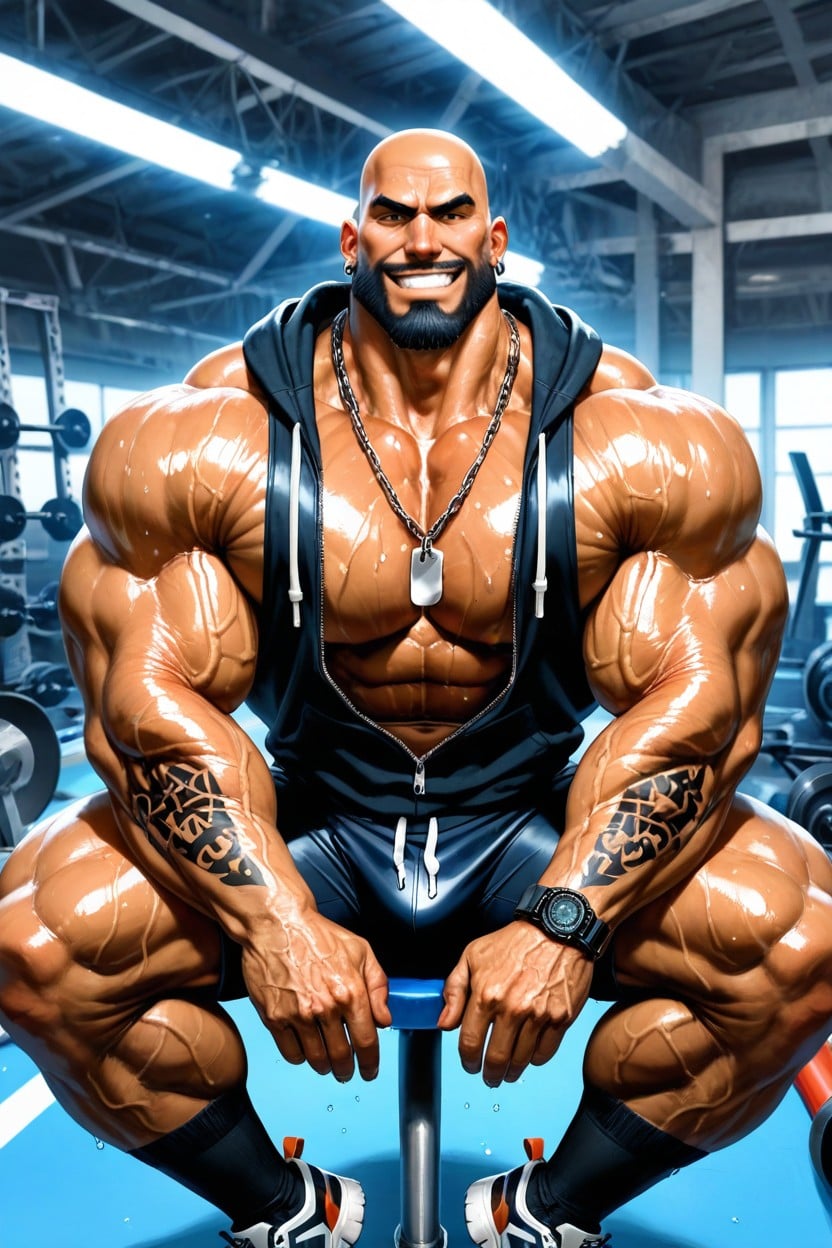Looking At Viewer, Detailed Realistic Image, Oversized Neck AI Gay Porn