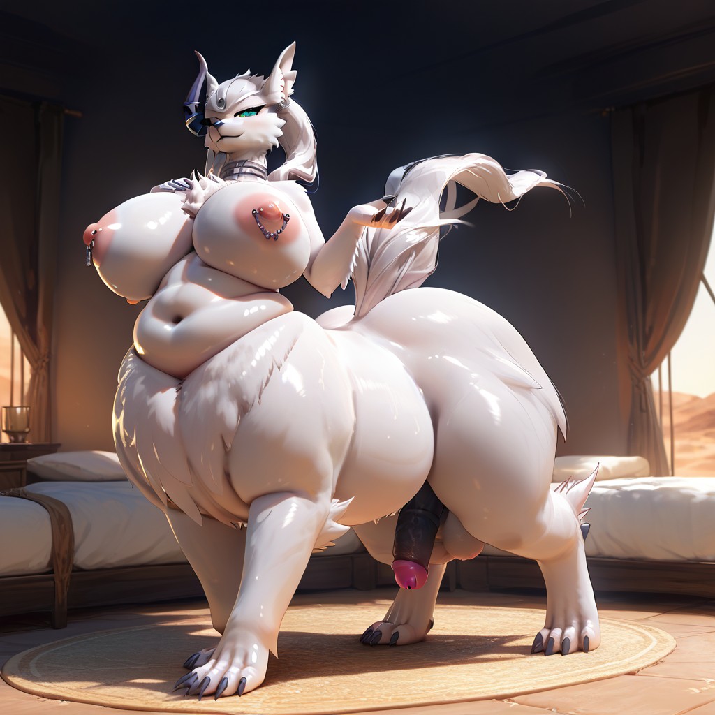Horny, Futanari, Overweight Furry AI Porn