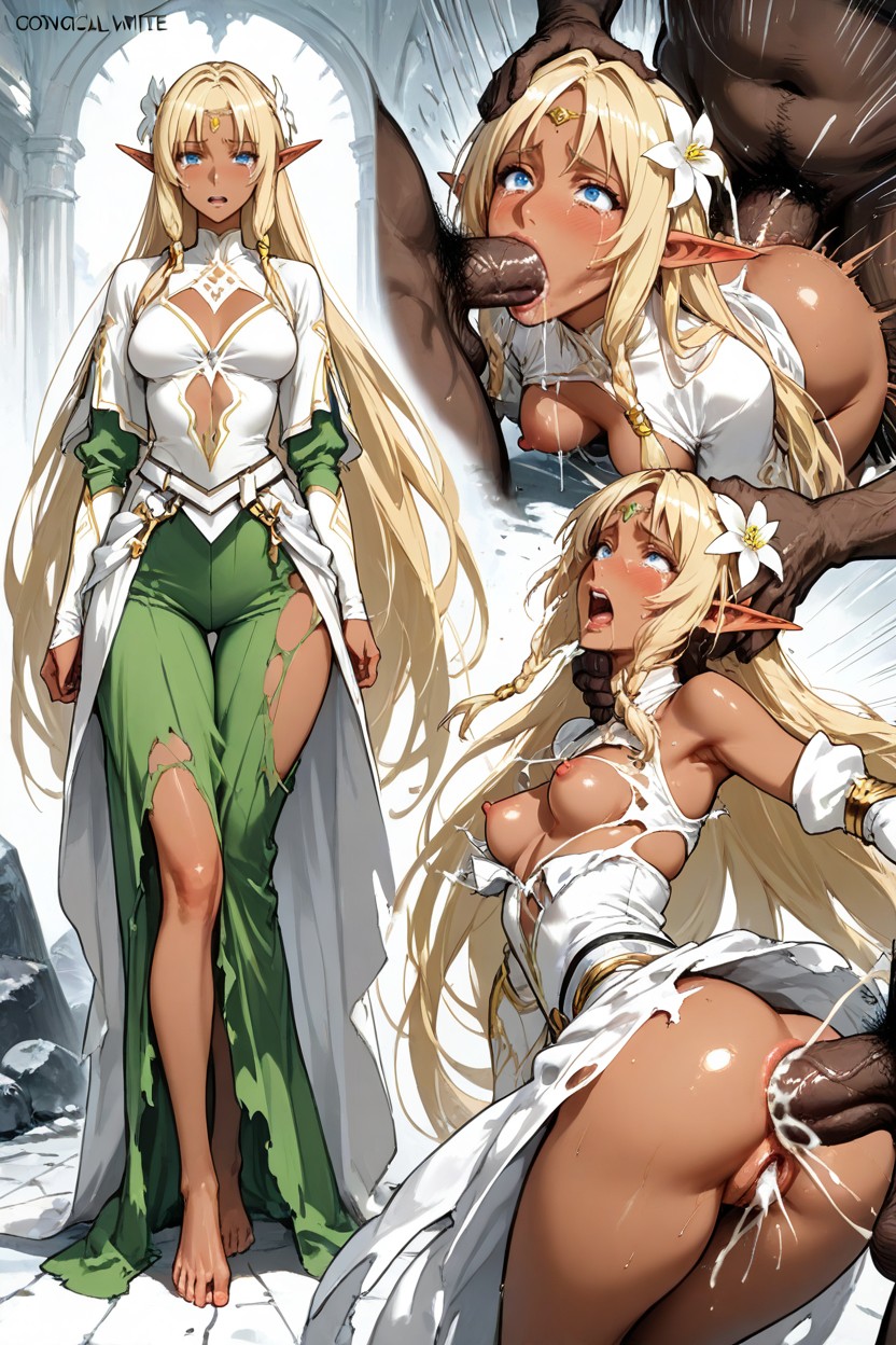 Smooth Feet And Knees, Multiple Views Capturing Radically Different Actions, Blonde Pubes Hentai AI Porn