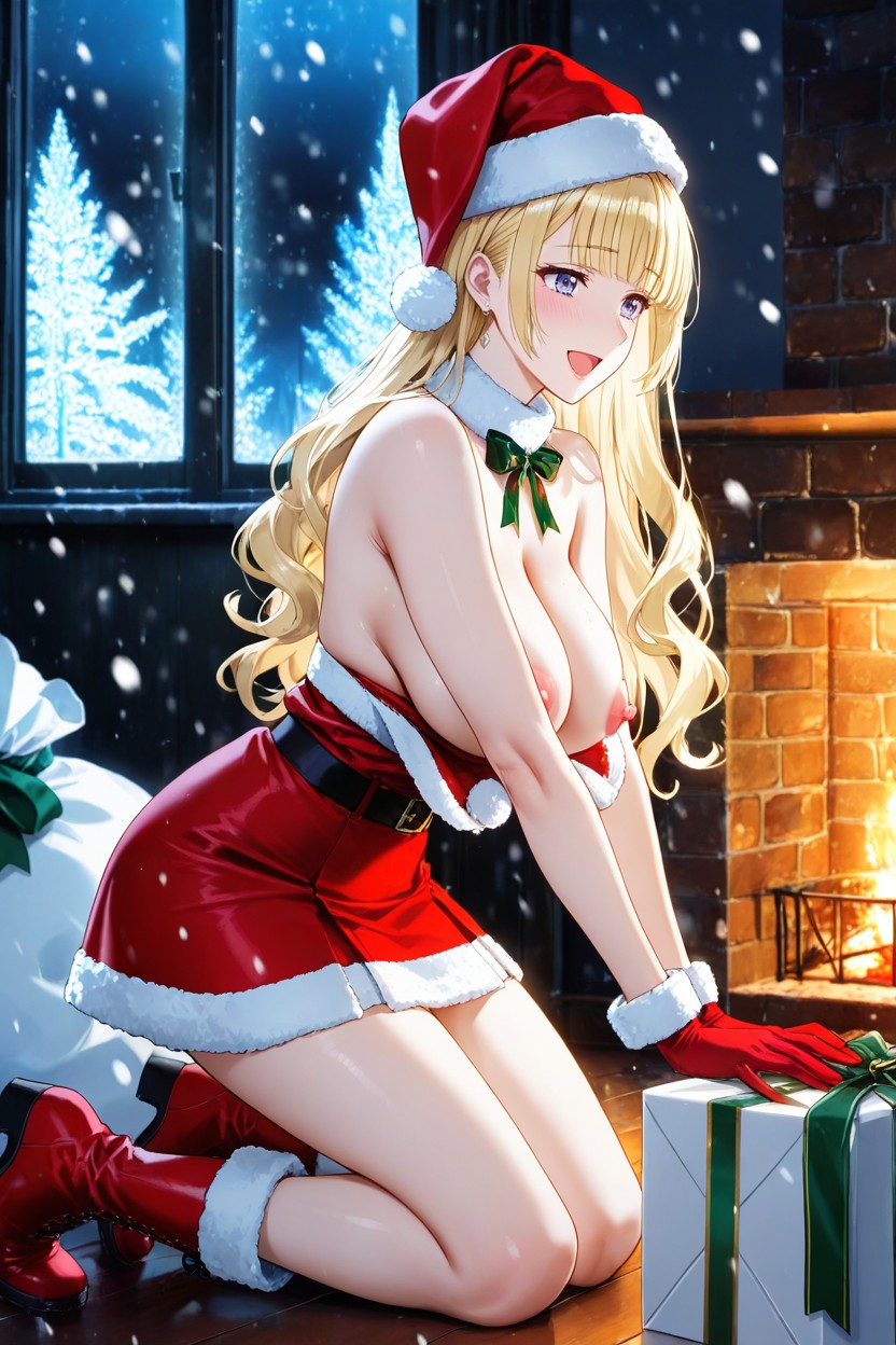 Soft Lighting, Sexy Lady, Happy Expression Hentai AI Porn