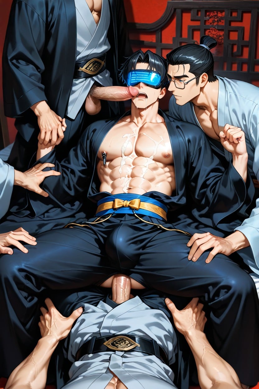 Kiss, Virtual Reality Glasses, Guren Ichinose From Anime Porno IA Gay