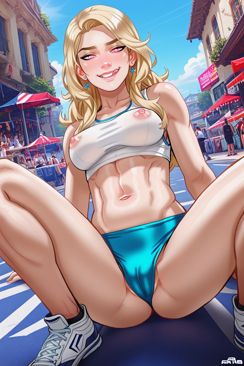 Xs Anime Body, Smiling With, Andava Art Style Hentai AI Porn
