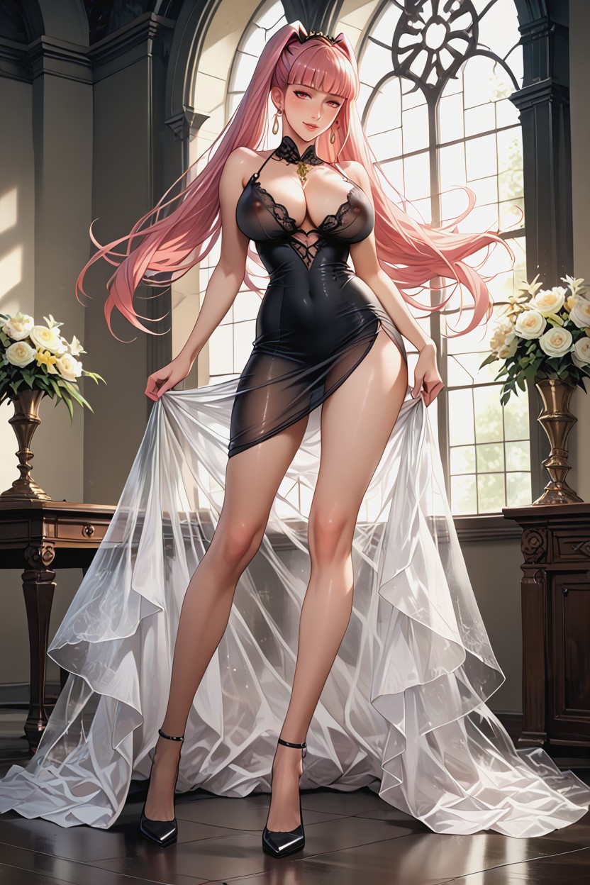 Long Legs, Tight Dress, Soft Reflexion Hentai IA