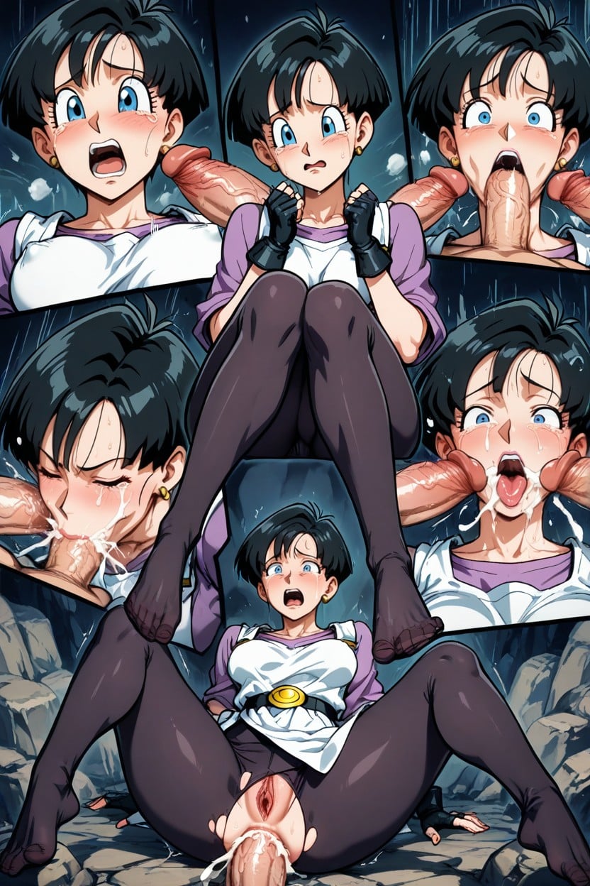 Grabbed Head And Neck, Muted Colors, Vaginal Hentai AI Porn