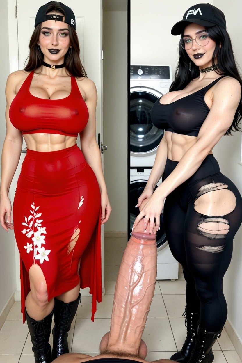 Black Sport, Long Length, Sundress AI Porn