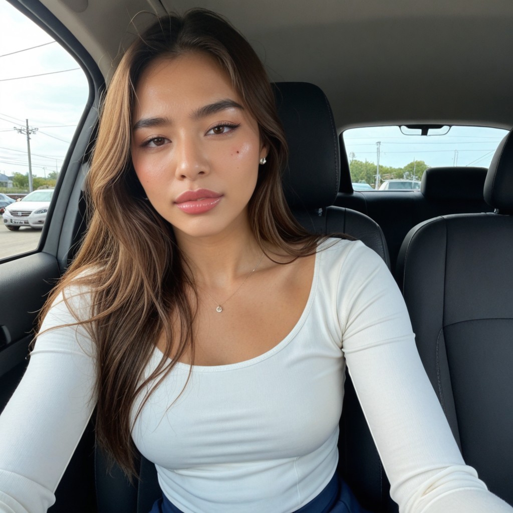 Cute, Long Sleeves, Car AI Porn