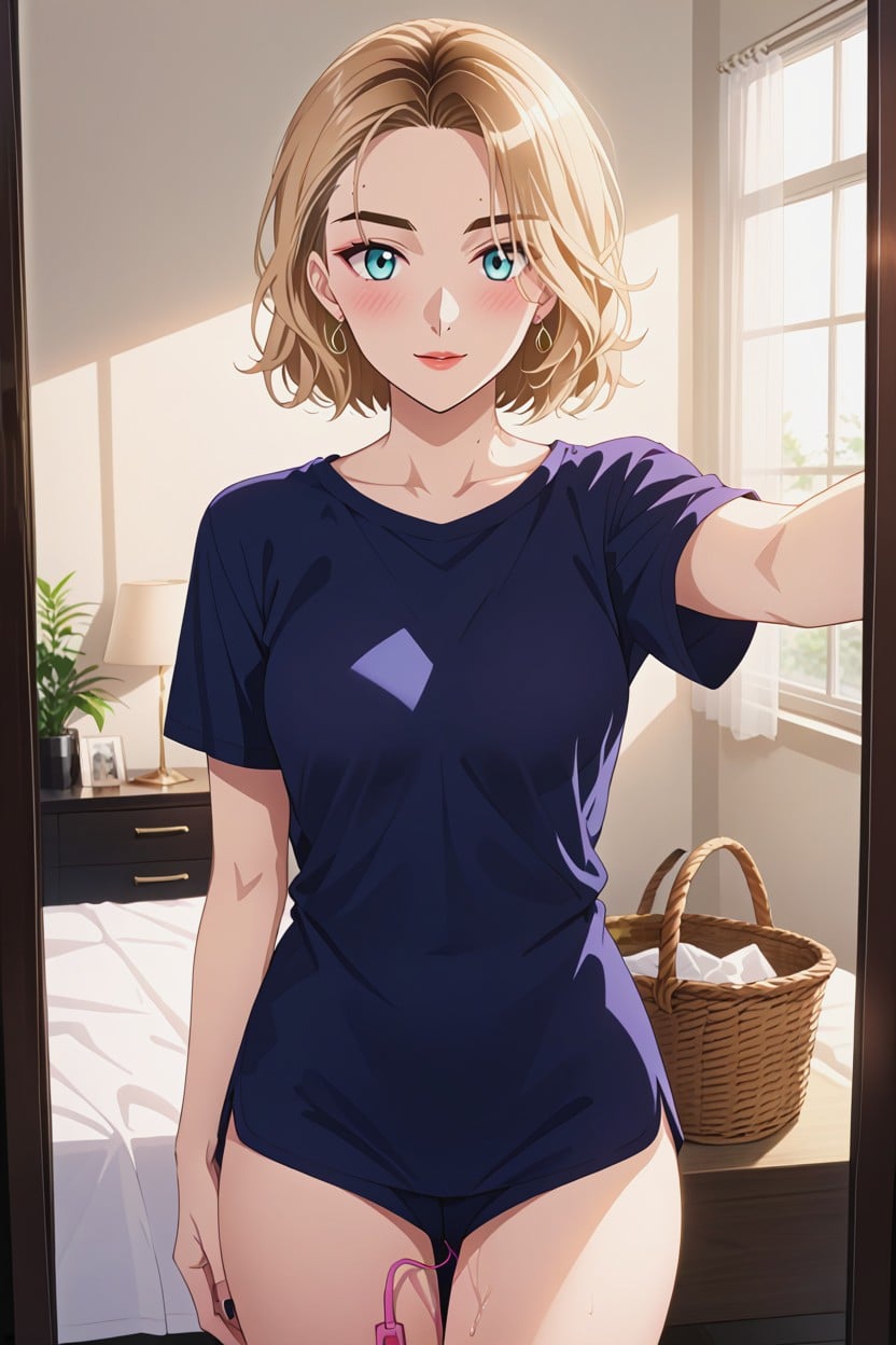 Selfie, Nsfw, Pechos Pequeños Hentai IA
