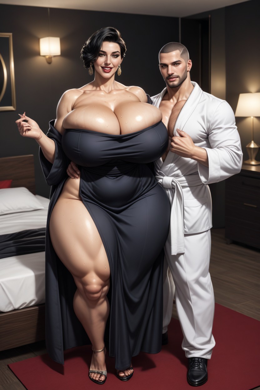 Buzzcut, Full Body, Hungarian AI Porn