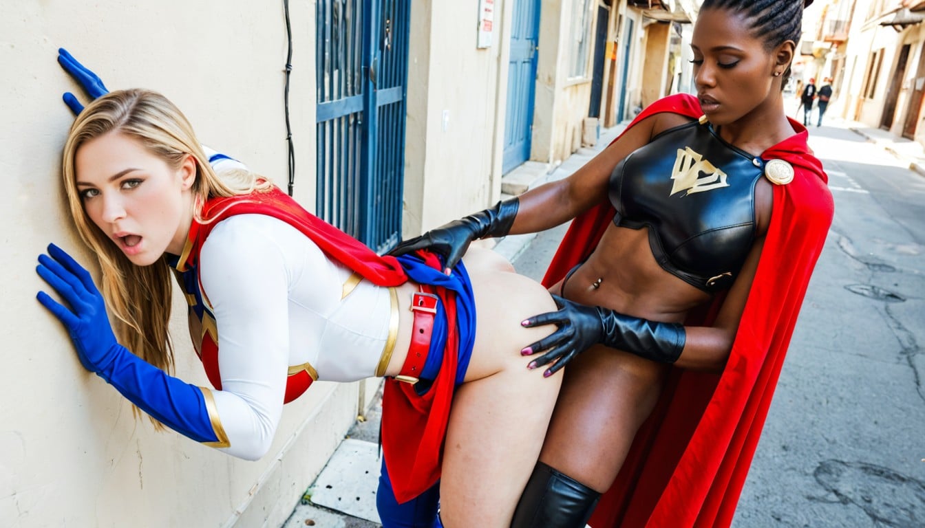 Gigantic Muscles All Over, Alley, Gigantic Biceps And Legs AI Porn