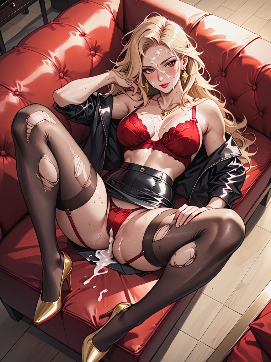 Seductive Pose, Rich, Después Del Sexo Hentai IA