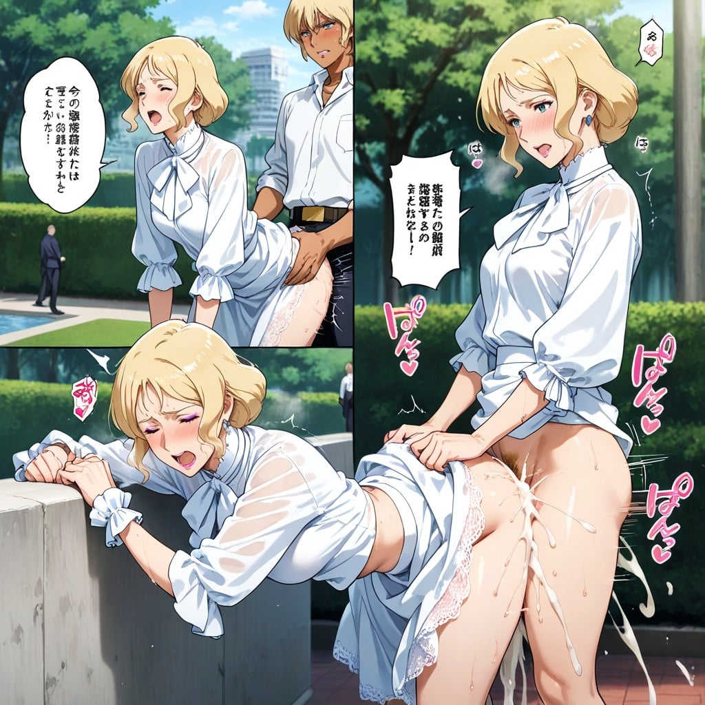 Park, Char Aznable From Gundam, Outdoor Hentai IA