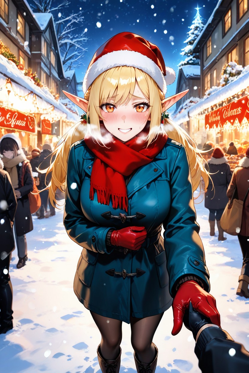 Orange Eyes, Towards Viewer, 18+ Hentai IA