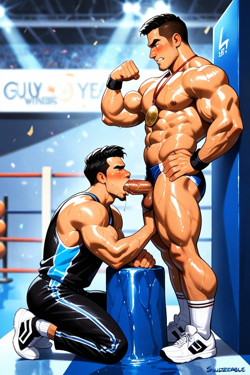 Gay Man, Handsome Men, Musclé Porno IA Gay