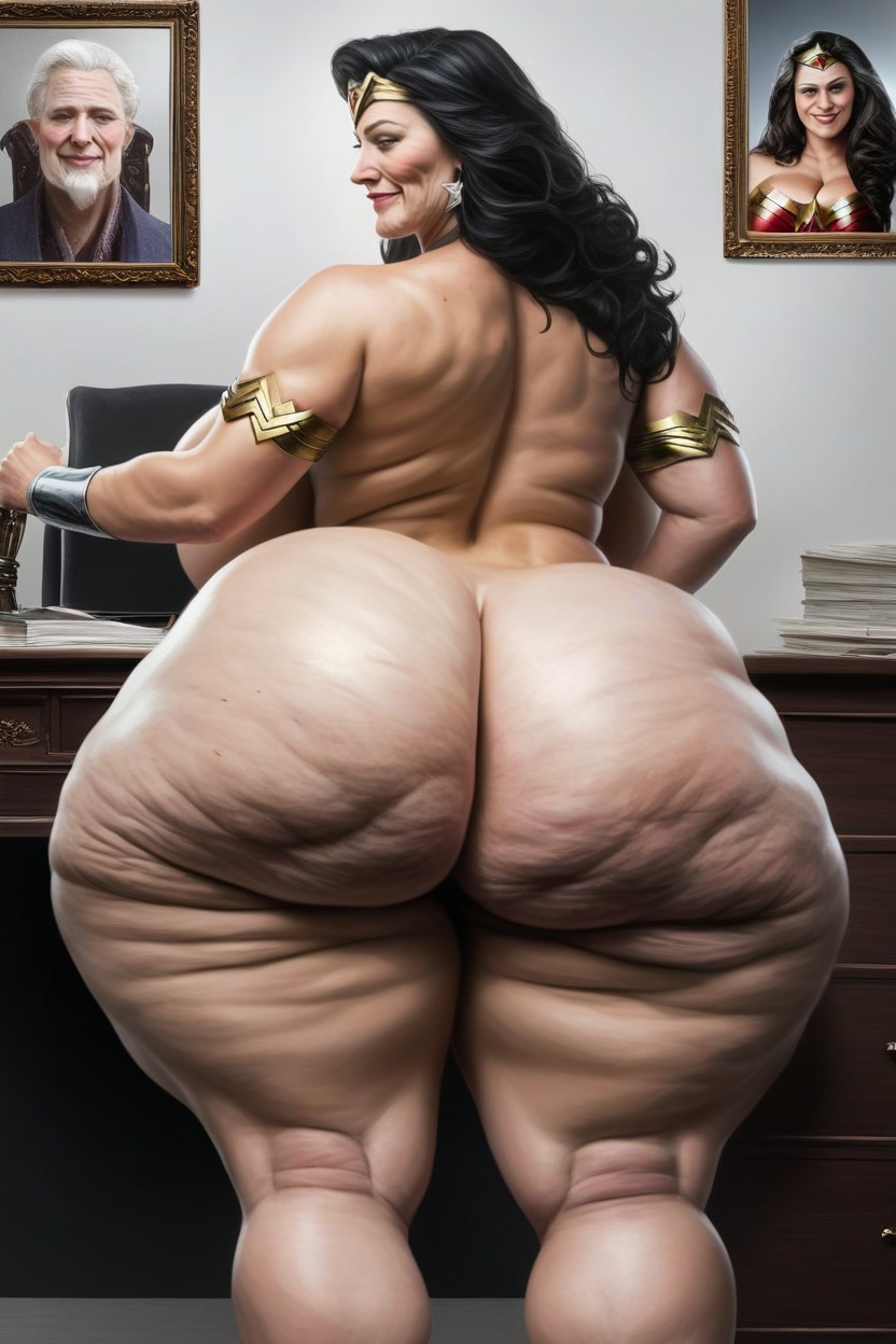 Round Ass, Naked, Ssbbw Massive Fake Booty AI Porn