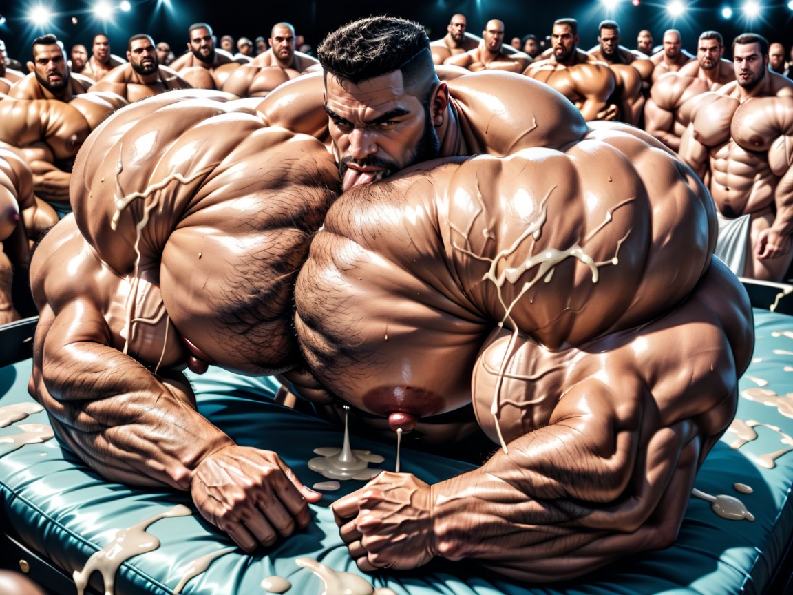 Mouth Agape, Everywhere Hyper Boobed Transmen Eating Cunts, Hyper Boobs Porno IA Gay