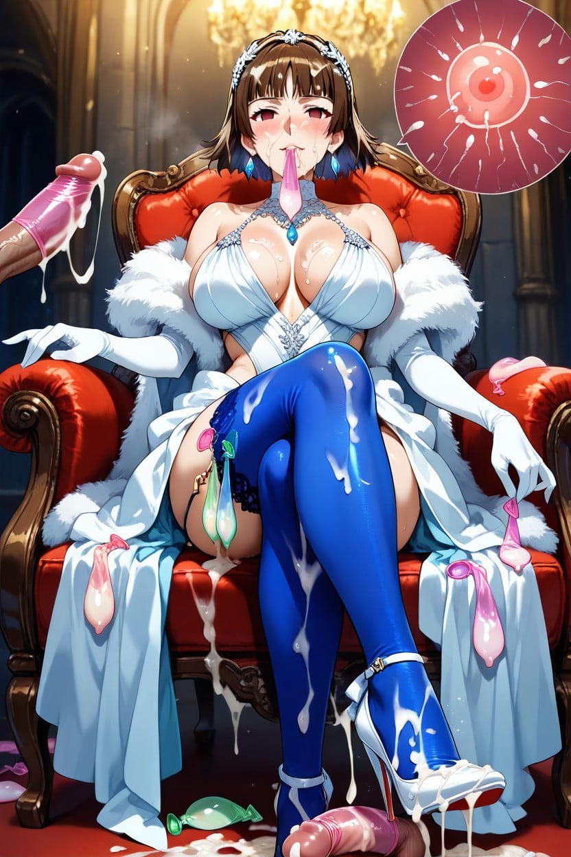 Used Condom, After Sex, Cum Everywhere Hentai AI Porn