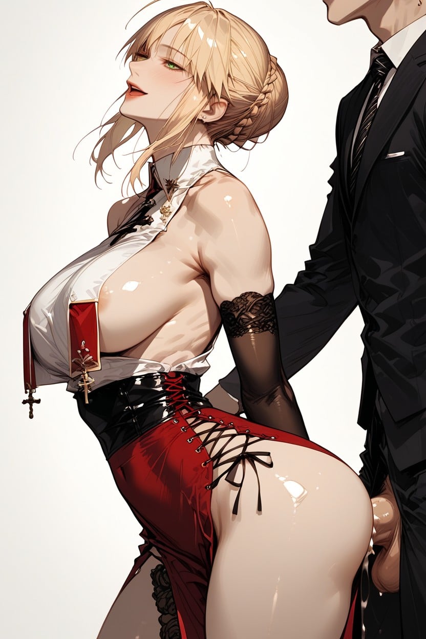 Detailed Eyes, Goth, Expressive Face Hentai AI Porn