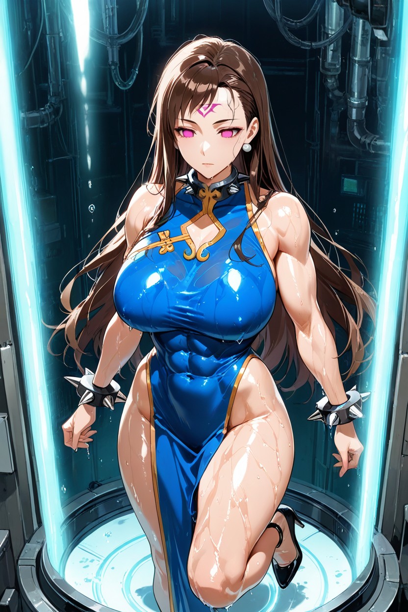 Brown Hair, Beautiful Brue Hair With Wet Texture, 20+ Hentai AI Porn