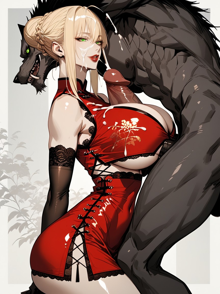 Ultra Detailed, Pencil Waist, Corrida Hentai IA