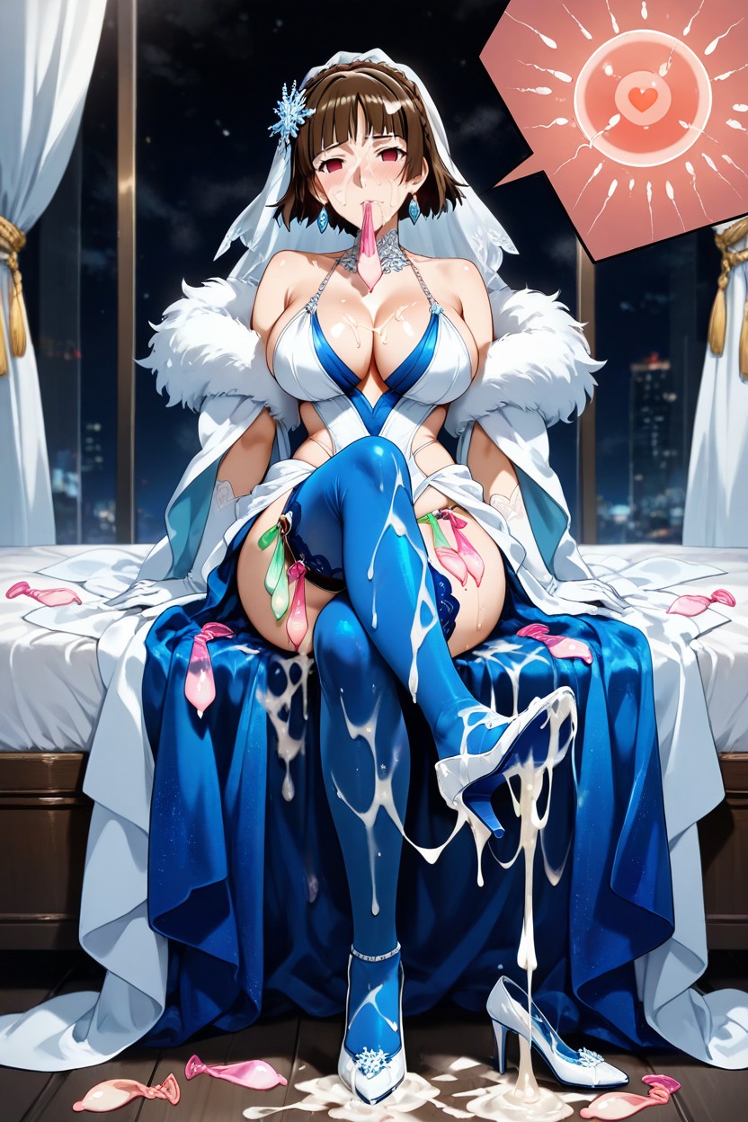 Cum Everywhere, Cum On Clothes Huge Amount Of Cum, 18+ Hentai AI Porn