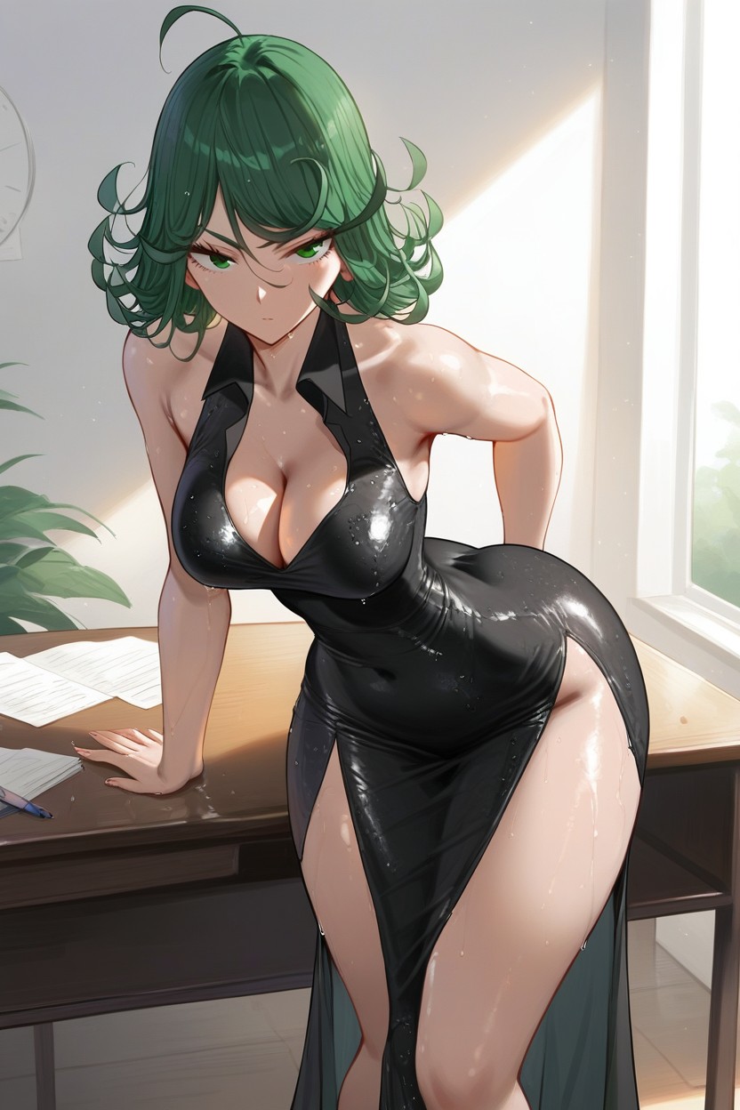 Dress Opened On Ssjdrs, Standing, Waist Hentai IA
