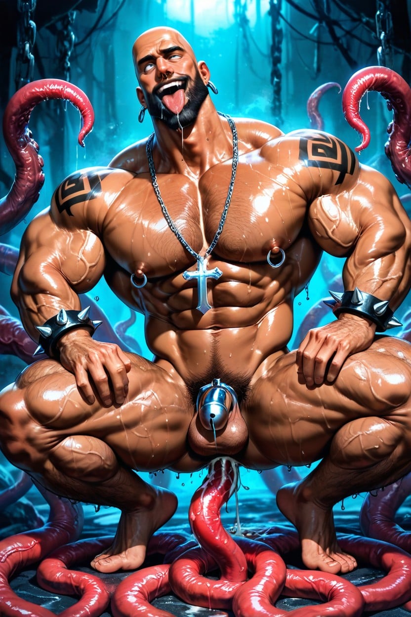 Tentacules, Big Necklaces, 18+ Porno IA Gay