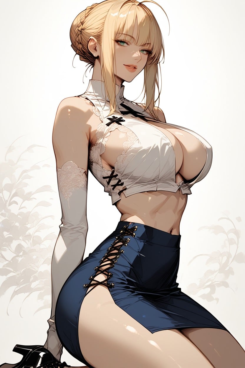 18+, Armwear, Artoria Pendragon From Fate Hentai IA