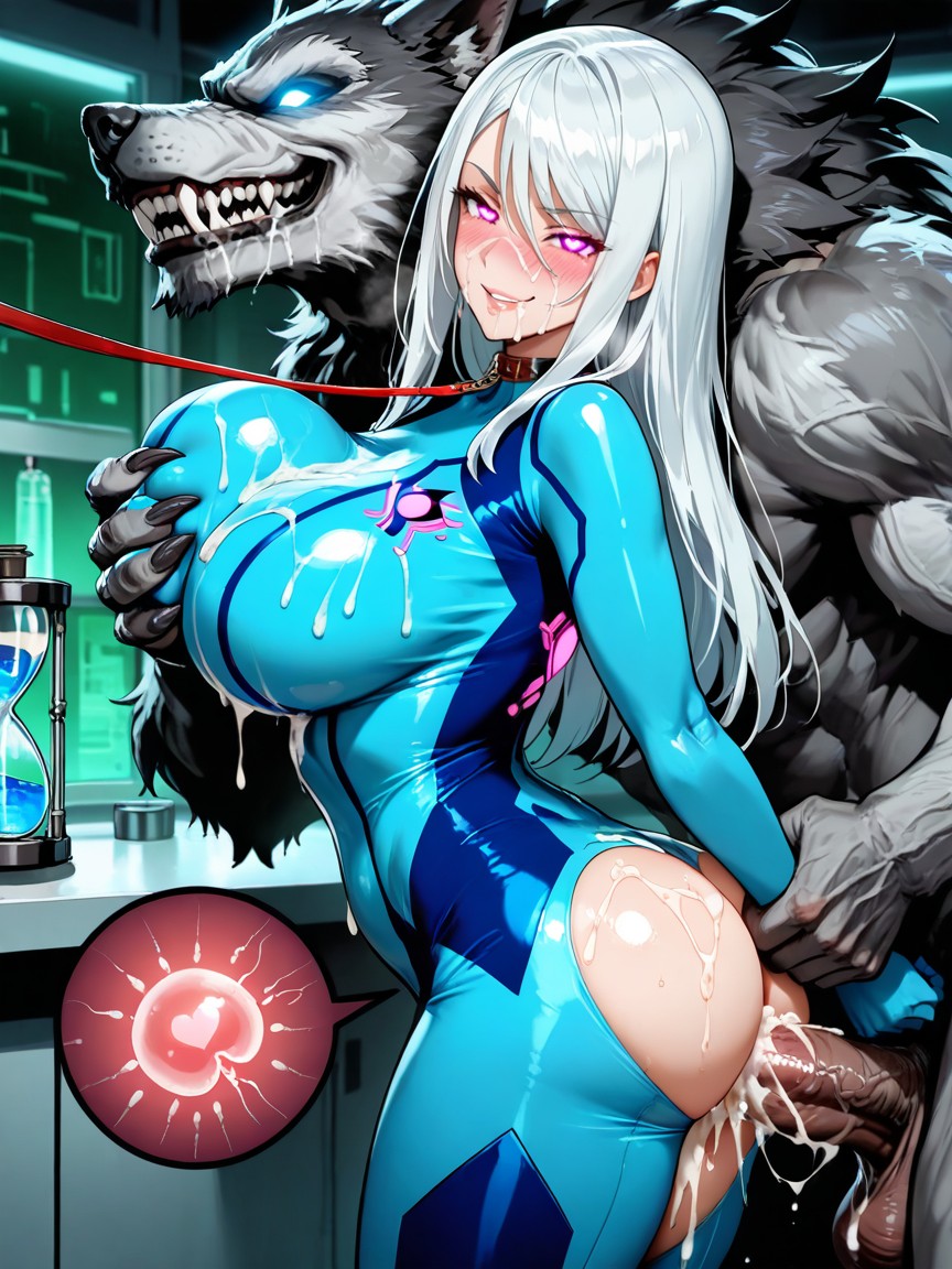 发骚, 得意的表情, Hyper Snatched Waist AI黄漫