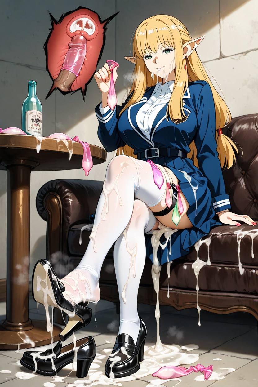 Cum In Mouth, Skinny, Cum On Face Hentai AI Porn