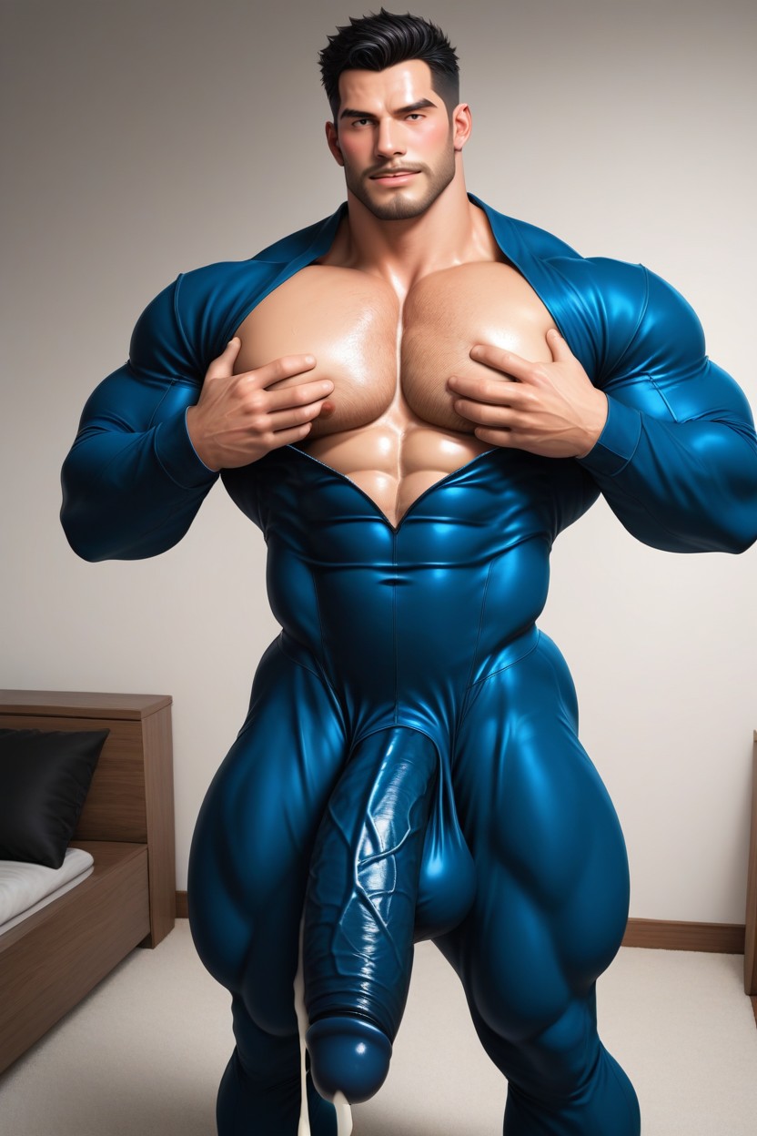Big Penis Shaped Bulge, Cum Leaking, Form Fitting Clothes Porno gay IA