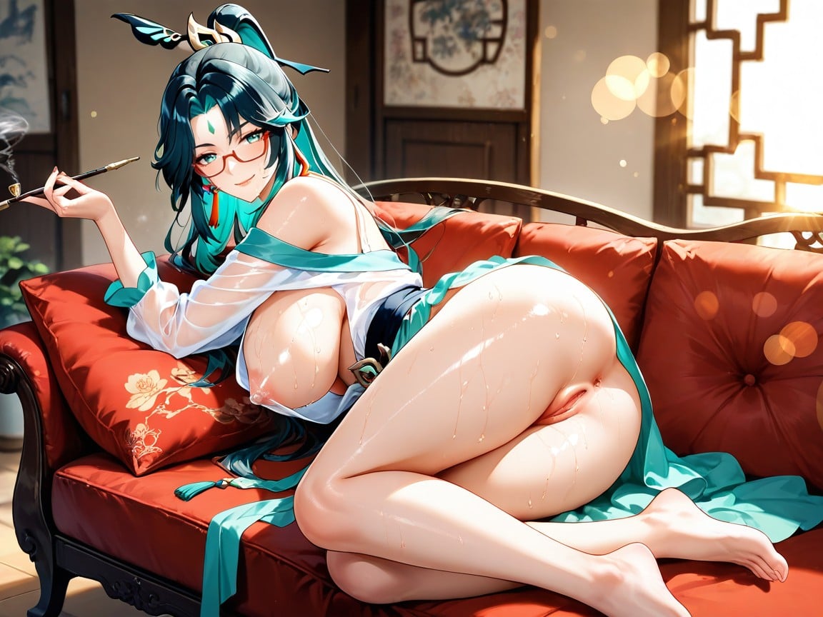 High Definition, See-through Aoqun Hanfu, Sunlight Hentai IA