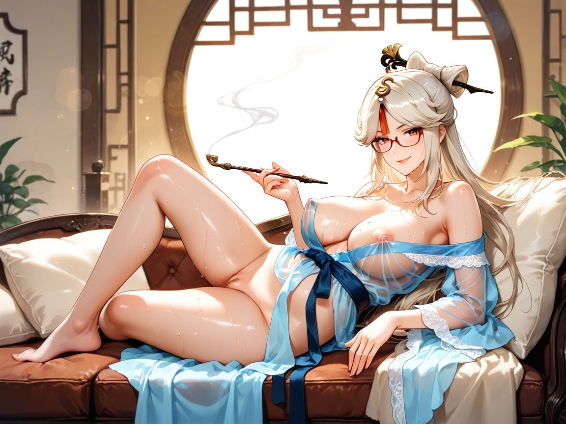 Perky Breast, Wide Angle, Lecherous Smile Hentai AI Porn