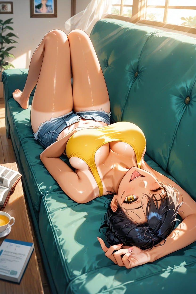 Pixie Hairstyle, Tomboy, Summer Hentai AI Porn