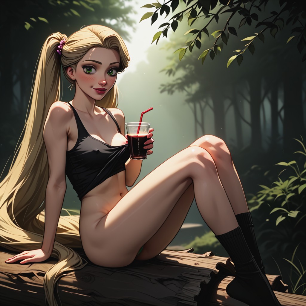Smile, Skinnyleg, Light Brown Skin Hentai IA