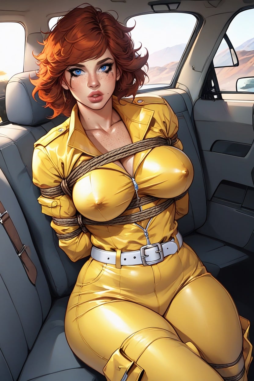 Freckles, By, Thick Thigs AI Porn