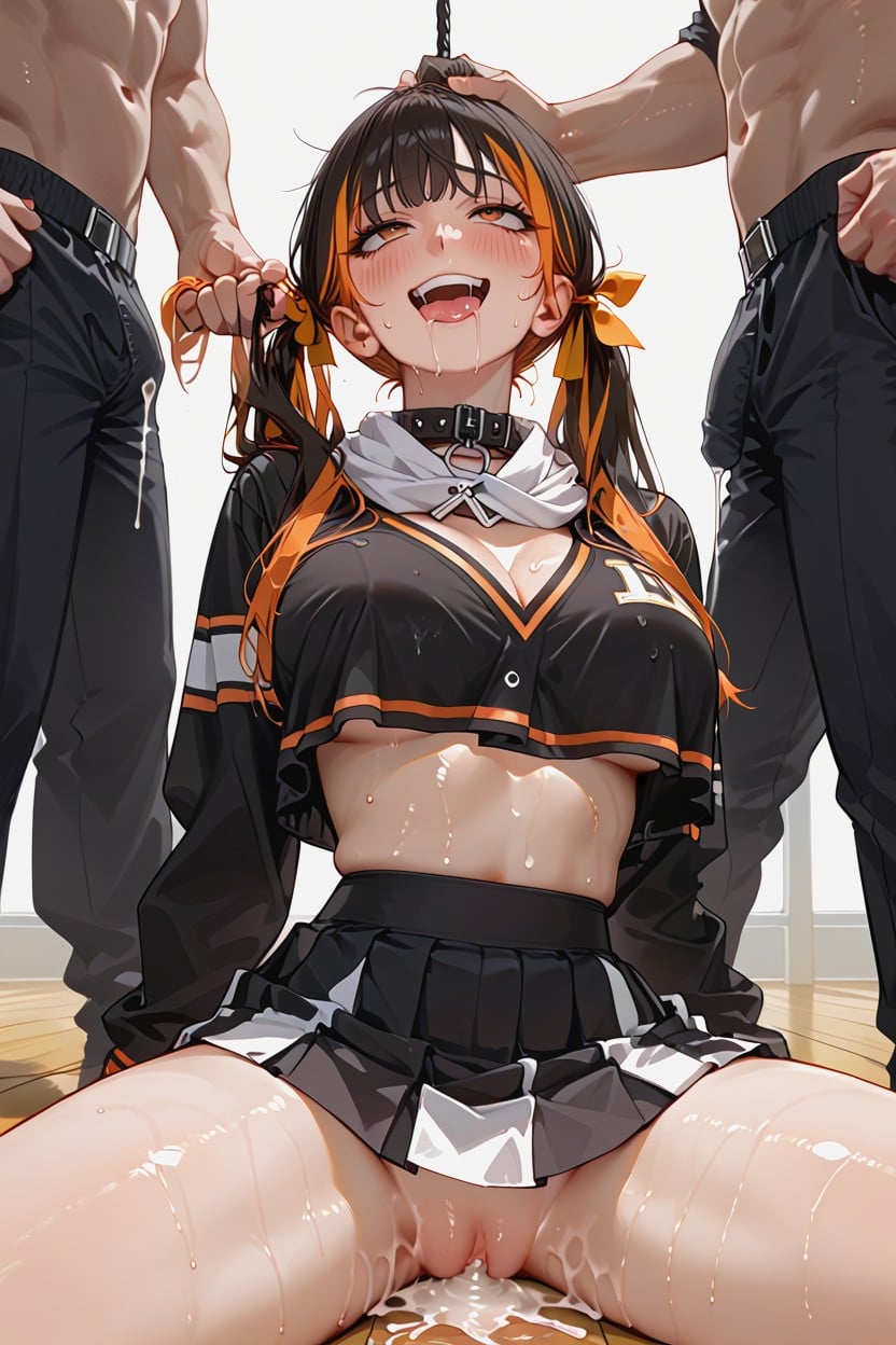 Front View, Smiling, Arms Spread Hentai AI Porn