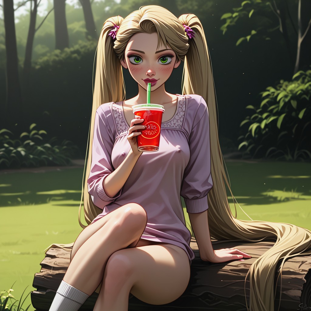 Slimbody, Rapunzel, Slimleg Hentai AI Porn