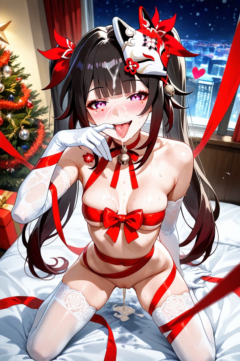 Window With Natural Light, Tongue Out, Dynamic View Hentai IA