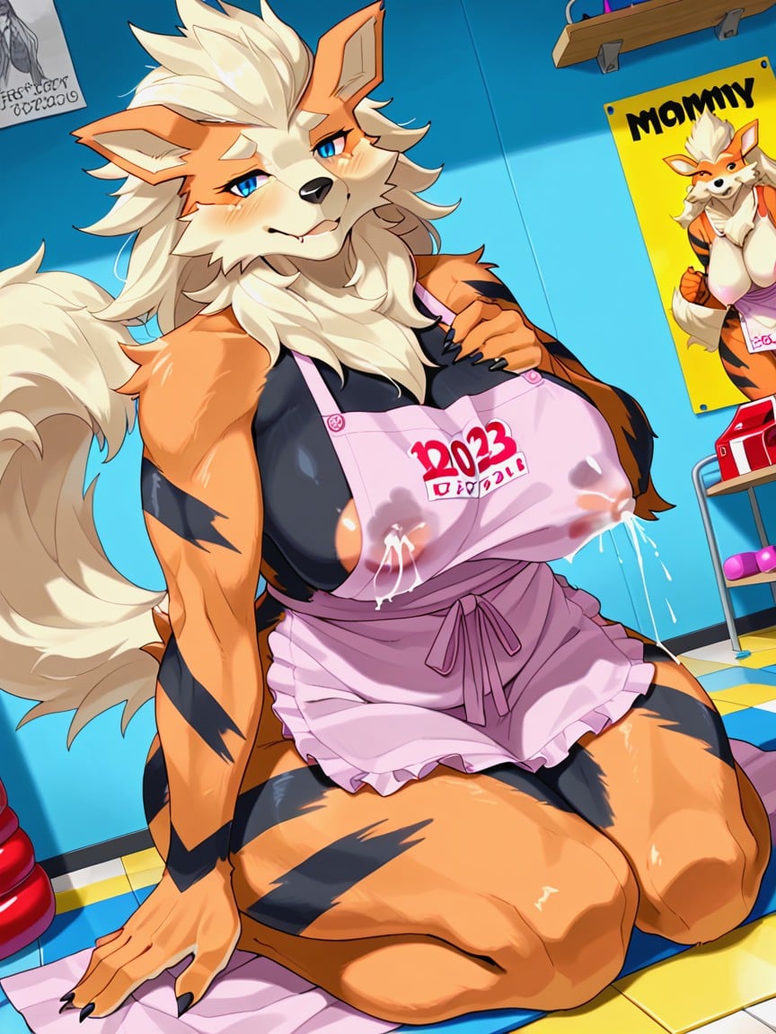 Closed Mouth, 25+, Blue Eyes Furry AI Porn