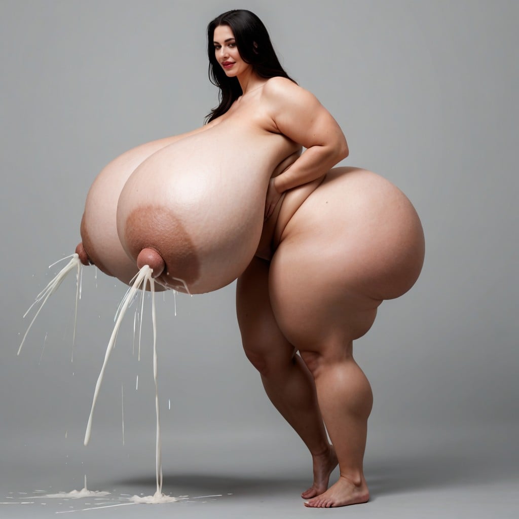 Colossal Breast, Ssbbw, Large Ass AI Porn