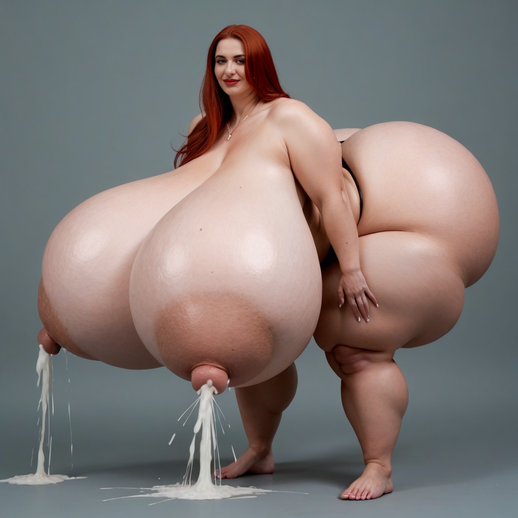 Ssbbw, Cuerpo Completo, Vista Lateral Porno IA