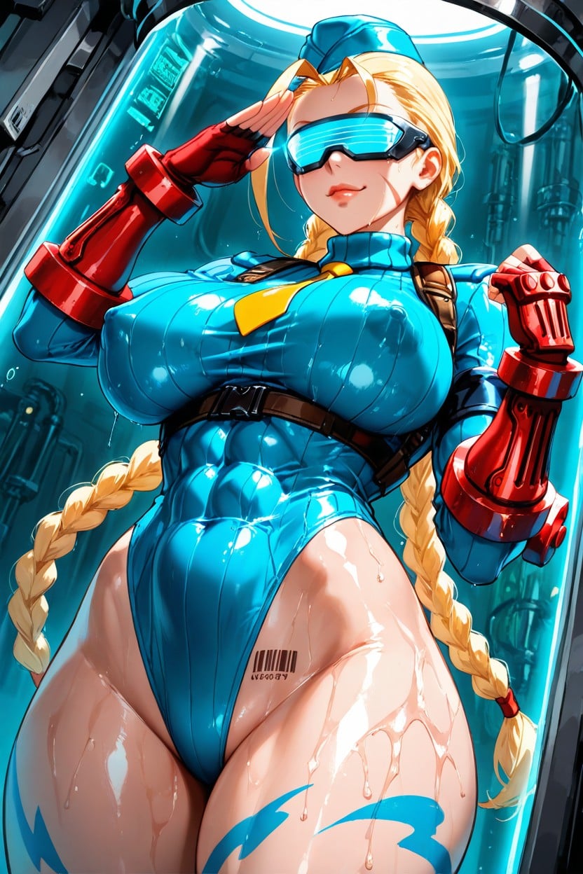 Makeup, Oiled Skin, Antenna Hair Hentai AI Porn